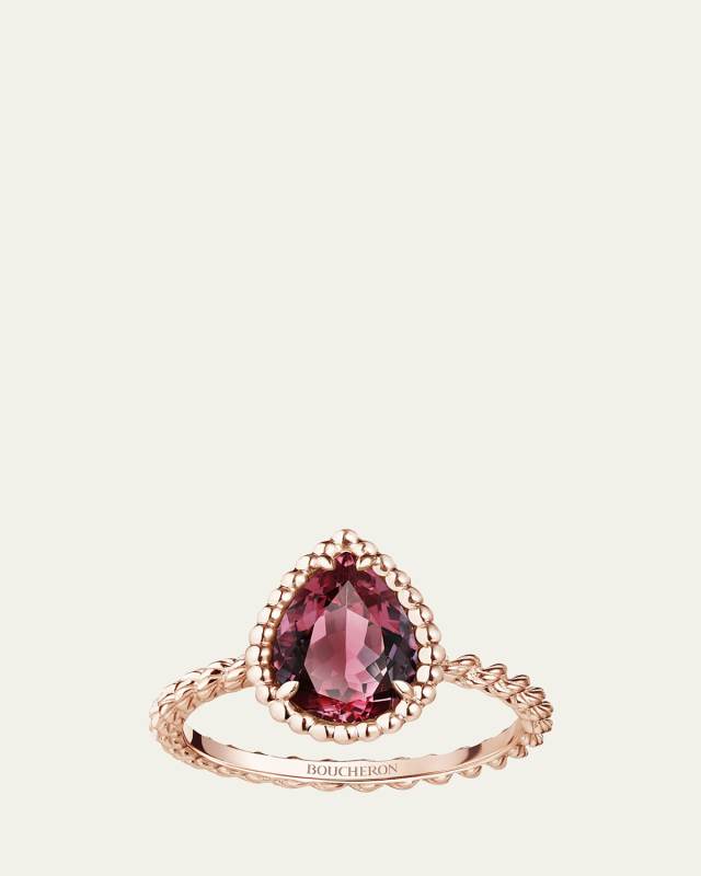 Serpent Boheme S Motif Ring with Rhodolite Garnet